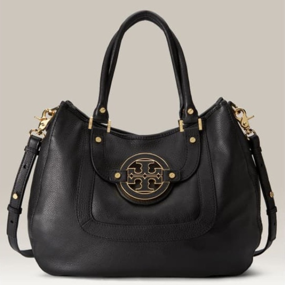 Tory Burch Amanda Leather Hobo crossbody